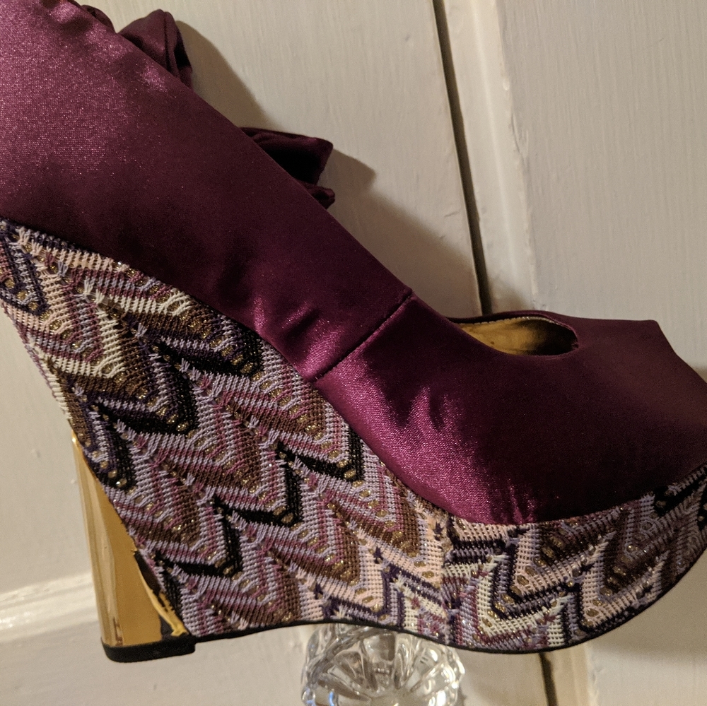 Liliana Royal Burgundy/Purple Size 6